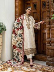 Luxury Unstitched Embroidered 3pcs