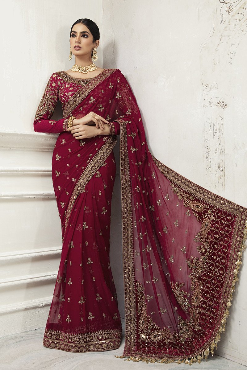 LUXURY HEAVY EMBROIDERED SAREE