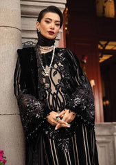 Maria B Black 3 pcs Embroidered Luxury Lawn